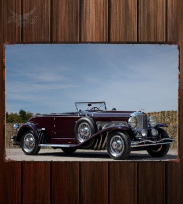 Металлическая табличка Duesenberg J Convertible Coupe by Murphy